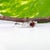 Metal Red Spinel Ring With Earth-Mined Diamond Accents: Solid 14k Gold, Round 5mm, Size 6.75 For Sale - Image 7 of 9
