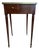 18th Century French Louis XVI Walnut Rafraichissoir Table With Turquin Marble For Sale