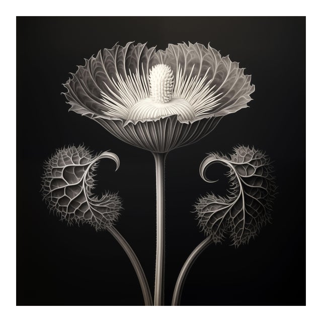 Cotula Turbinata Flower — Vintage Botanical Photography Print For Sale