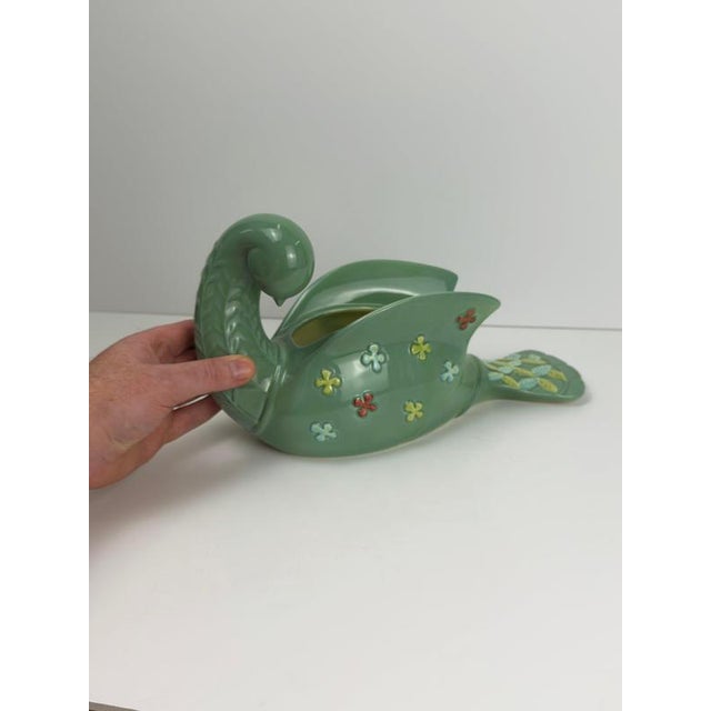 Blue Mid-Century Modern Ceramic Dove Sculpture from Beswick, England, 1950s For Sale - Image 8 of 10