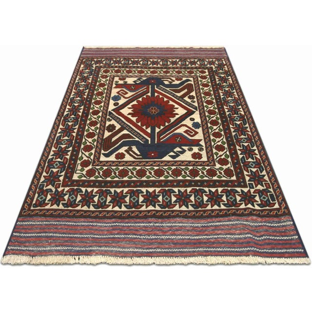 1980s Afghan Balouch Rug For Sale In Los Angeles - Image 6 of 7