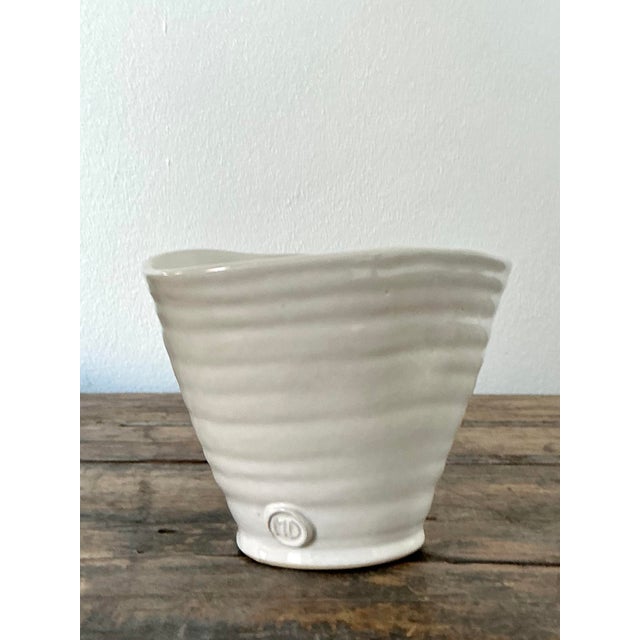 Vintage Boho Montes Doggett Studio Pottery Vase For Sale - Image 4 of 10