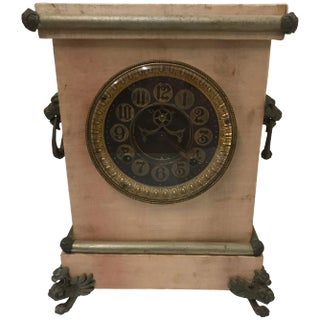 Late 19th Century Ansonia Mantel Clock With Satin Finish For Sale