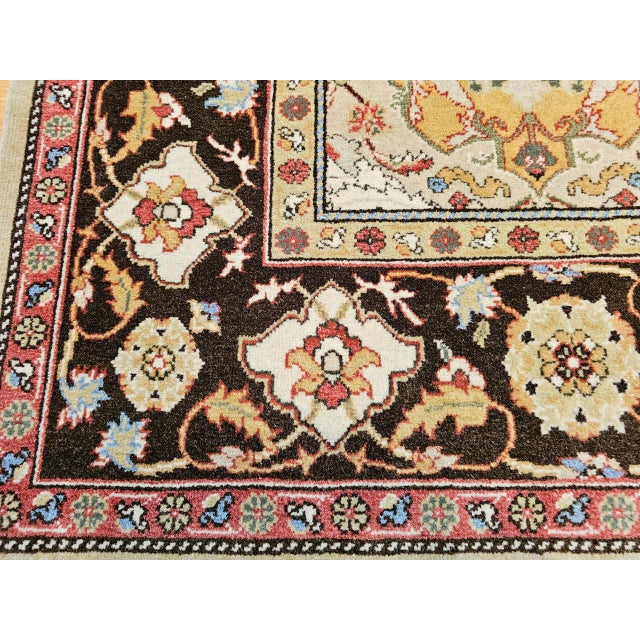 Vintage Turkish Oushak Handwoven Rug, Wool, Allover Geometric Design, 8' x 10' For Sale - Image 15 of 16