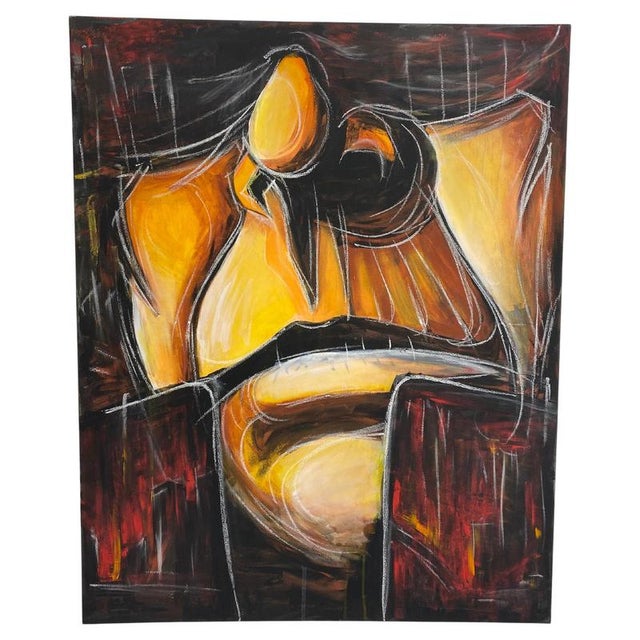 Juraj Huliak, Man in the Rain, 2023, Acrylic on Canvas For Sale - Image 10 of 10