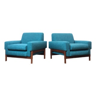 Kiushu Lounge Chairs by F.lli Saporiti, 1961, Set of 2 For Sale