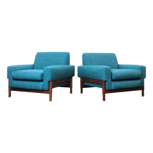 Kiushu Lounge Chairs by F.lli Saporiti, 1961, Set of 2 For Sale