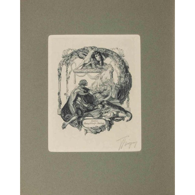 Fraz von Bayros, Bayros-Mappe III, 1913, Photographic Paper For Sale - Image 3 of 3