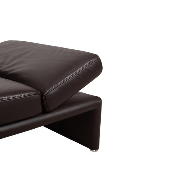 Raoul Leather Corner Sofa in Brown with Manual Function and Left Chaise by Koinor For Sale - Image 6 of 18