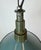 Green Industrial Petrol Enamel Military Pendant Lamp with Cast Aluminium Top, 1960s For Sale - Image 8 of 17