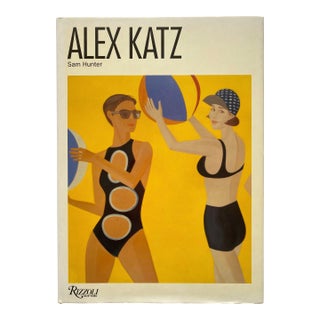 Alex Katz Vintage 1992 First Edition Lithograph Print Hardcover Pop Art Book For Sale