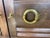 Oak sideboard attributed to Charles Dudouyt, French work, circa 1940. Gilt brass handles. Light wood interior with...