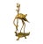 Late 19th Century Antique Late 19th Century Gilt Bronze Figural Heron & Turtle Candlesticks- a Pair For Sale - Image 5 of 9