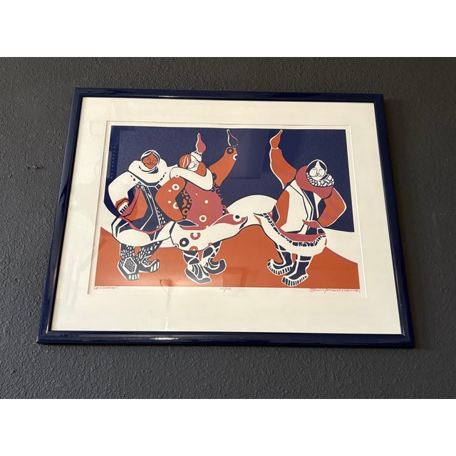 1980s "Celebration" Limited Edition Lithograph by Susan Pennewell Ellis For Sale - Image 5 of 14