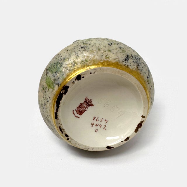 Antique Ernst Wahliss Ew Turn Vienna Roses Porcelain Vase, 8" For Sale In Houston - Image 6 of 6