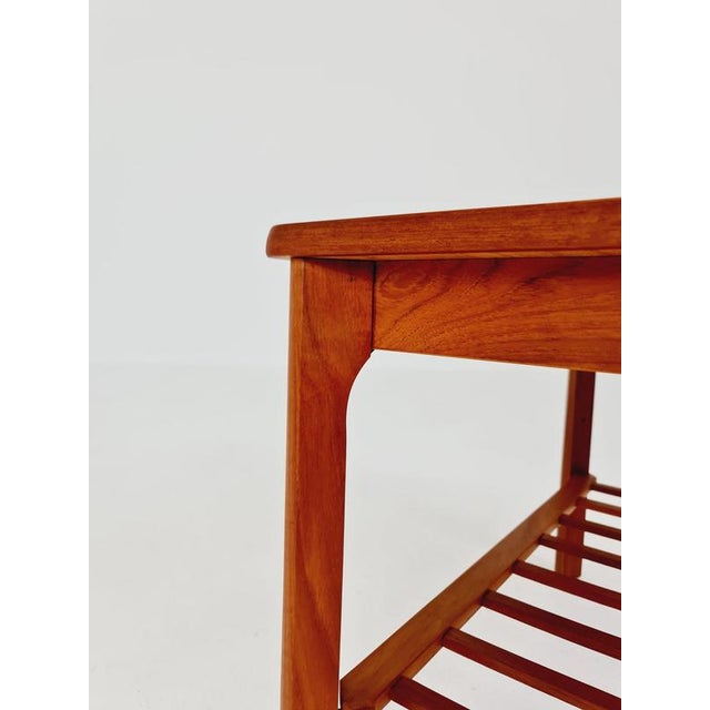 Wood Danish Teak Coffee Table by Henning Kjaernulf for Vejle Møbelfabrik, 1960s For Sale - Image 7 of 18