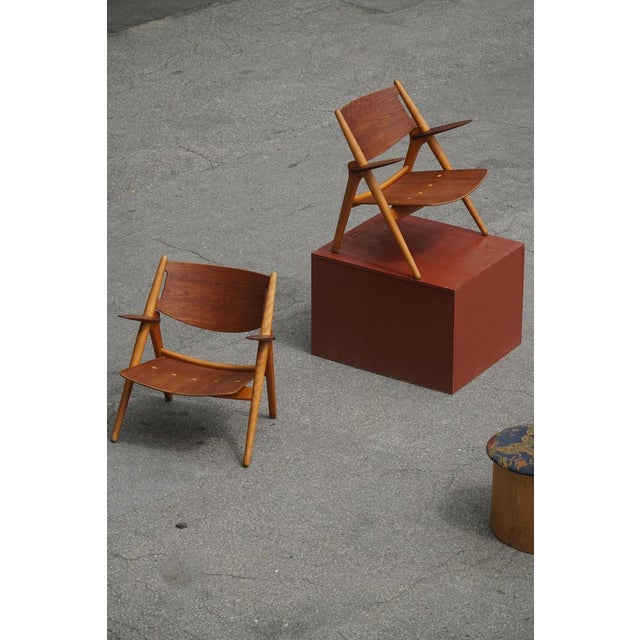CH28 Armchairs by Hans J. Wegner for Carl Hansen & Søn, 1950s, Set of 2 For Sale - Image 3 of 18