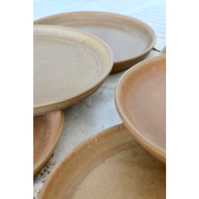 1980s Vintage Stoneware Dinner Plates, 1980s, Set of 6 For Sale - Image 5 of 8