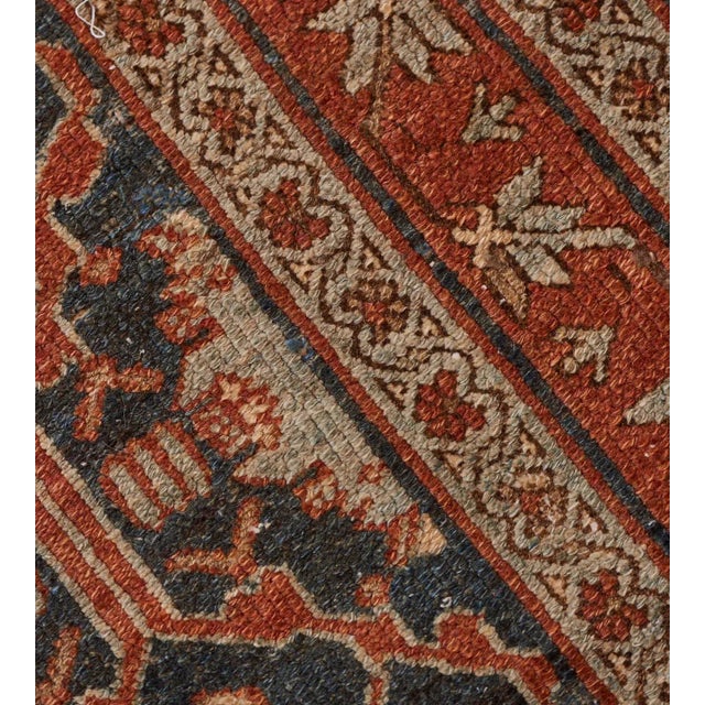 Textile Traditional Handwoven Persian Malayer Rug For Sale - Image 7 of 8