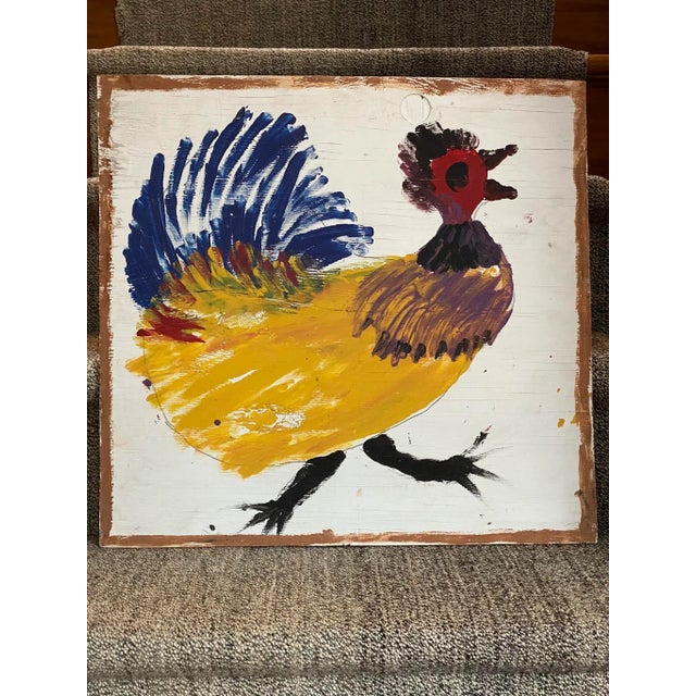 Jimmy Lee Sudduth “Farm Chicken” From NY Times: A self-taught artist, Mr Sudduth was renowned for the effects he could...
