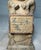 1910s Antique Thrifty Be Wise Metal Pig Hand Painted Cast Metal Coin Still Dime Bank For Sale - Image 5 of 10
