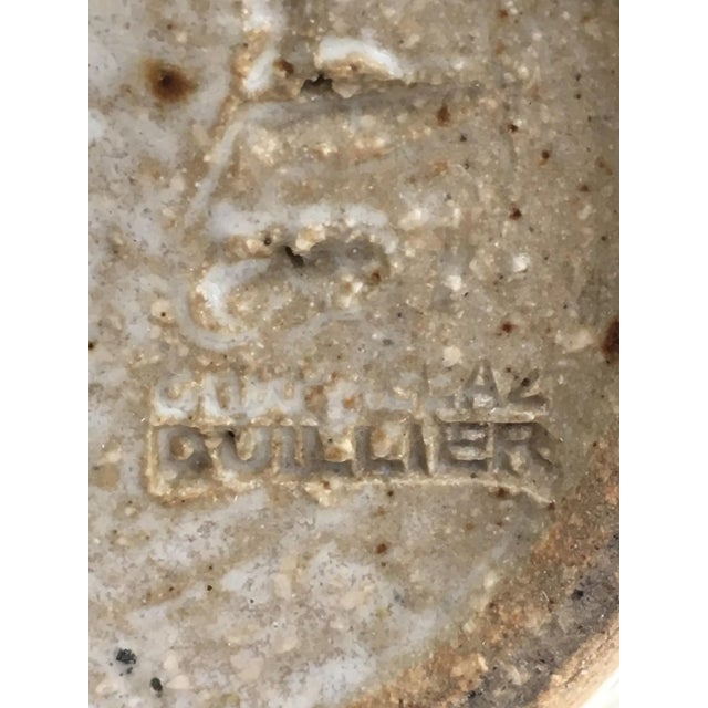 1950s Edouard Chapallaz, Small Sandstone Single-Flower Vase, Signed by Swiss Artist Ed For Sale - Image 5 of 13