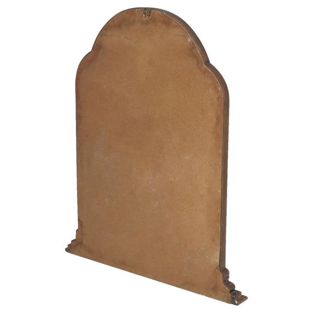 Wood Art Deco Italian Gothic Wall Mirror, 1930s For Sale - Image 7 of 8