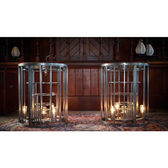 Gradient Rex Bedside Tables in Metal by Timothy Oulton, 2010s, Set of 2 For Sale - Image 4 of 13