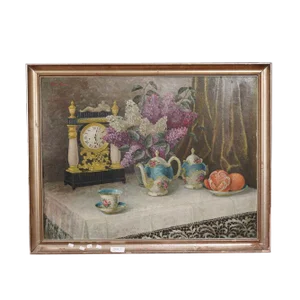 Hans Hren, Still Life, Late 1800s, Framed