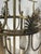 Brass 1940s Elegant Brass Neoclassical Pendant Chandelier For Sale - Image 8 of 8