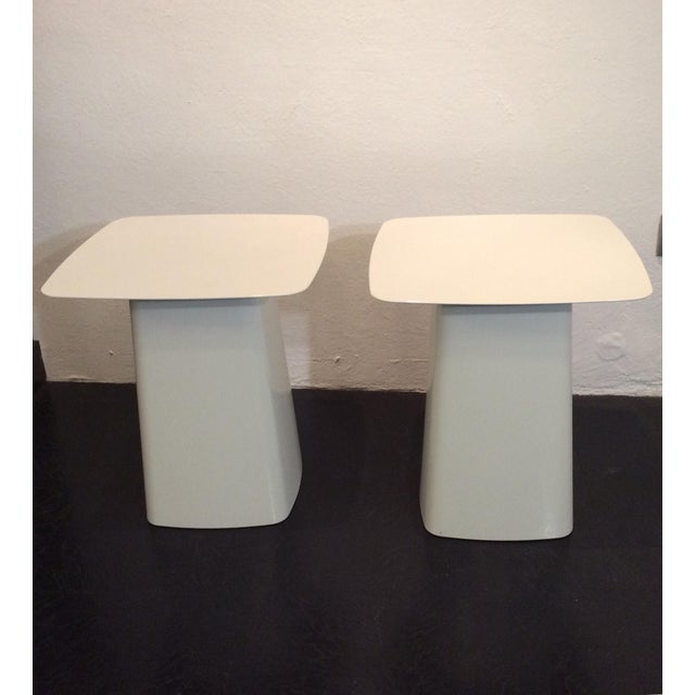 Metal Metal Side Tables by Ronan and Erwan Bouroullec for Vitra, 2000s, Set of 2 For Sale - Image 7 of 18