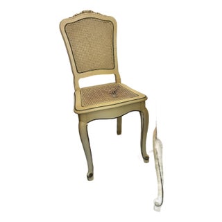 19th Century French Provincial Cane Back Chair For Sale