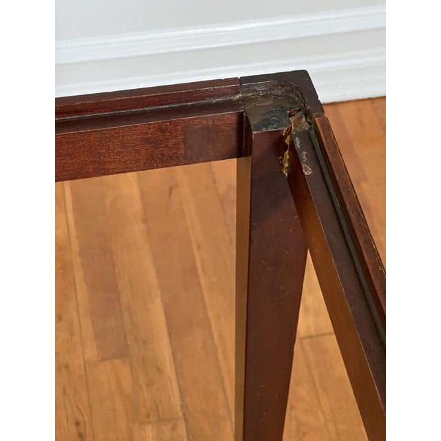 19th Century English Mahogany Butler Serving Tray on Stand For Sale - Image 13 of 17