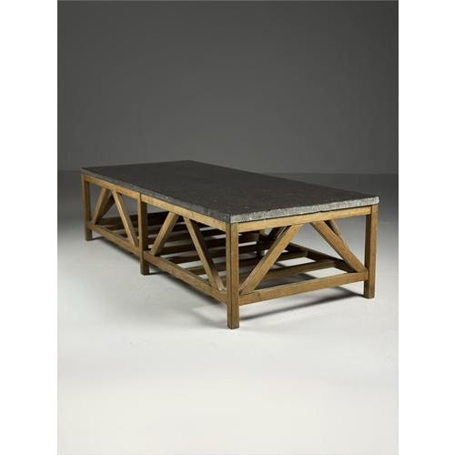 Vintage Bluestone Coffee Table For Sale - Image 9 of 18