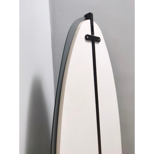 Vintage Wall-Mounted Entryway Mirror and Console Table with Glass Top, 1980s For Sale - Image 15 of 17