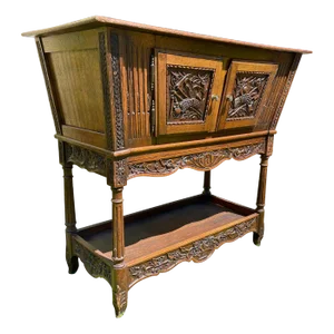 French Provencal Style Oak Cabinet, 19th Century