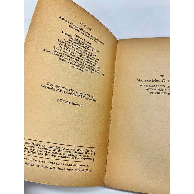 Vintage Softcovers Joseph Conrad Set/3 For Sale - Image 4 of 5