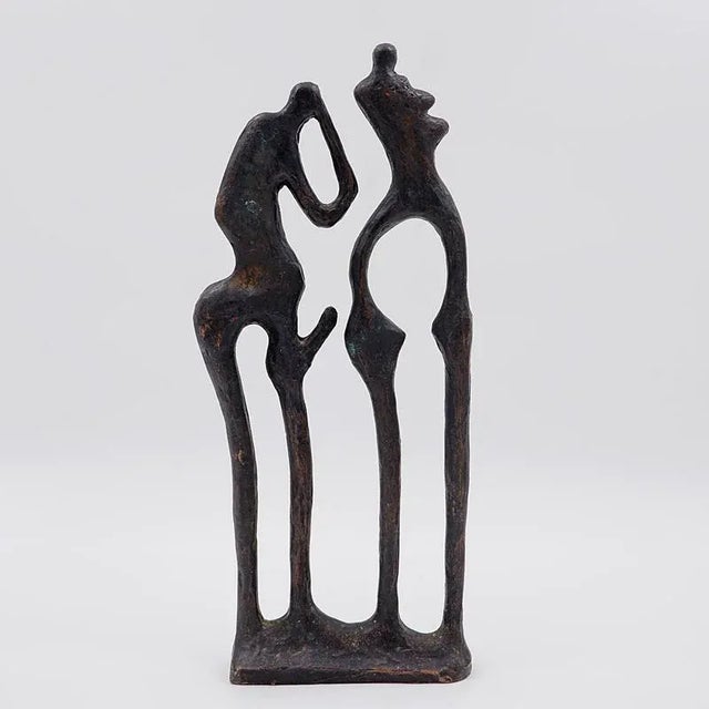 Klausvan De Locht Bronze Sculpture, 1980s For Sale - Image 3 of 11