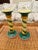Italian Italian Ceramic Candleholders, a Pair For Sale - Image 3 of 8