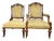 Antique English Eastlake "His and Hers" Walnut Parlor Chairs For Sale