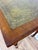 Wood Antique English Style Wooden Writing Table with Leather Top and Drawers, 1930s For Sale - Image 7 of 14