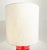 Mid-Century Red Ceramic Table Lamp, 1970s For Sale - Image 4 of 5