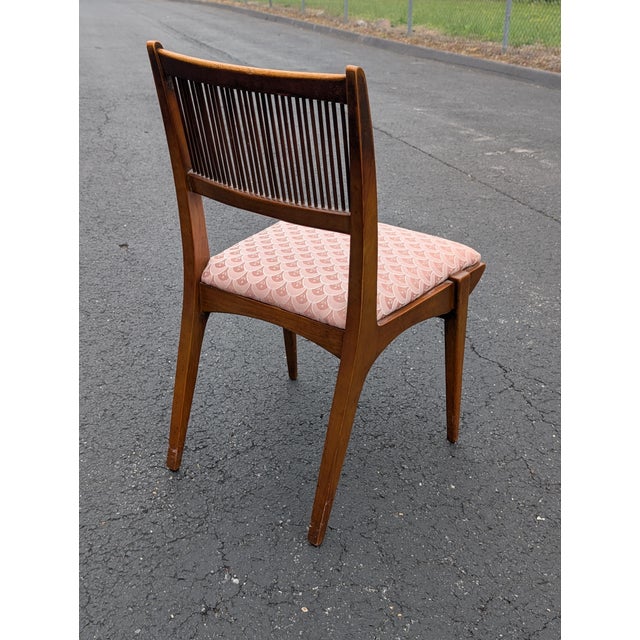 1950s Attributed Drexel Dining Chairs John Van Koert Dateline Collection Set of 4 For Sale - Image 12 of 16