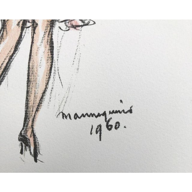 Modern Kees Van Dongen, The Mannequins, Lithograph, Framed For Sale - Image 3 of 5