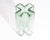 Contemporary Green Glass Cross Vase by Bodil Kjær for Holmegaard For Sale - Image 3 of 8