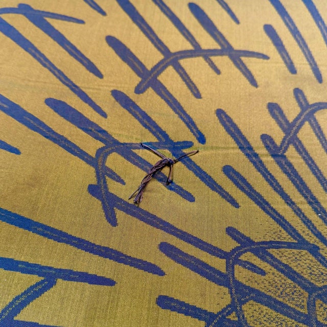 1960s Vintage Zabuton Floor Cushions with Floral Motifs, 1960s, Set of 5 For Sale - Image 5 of 12