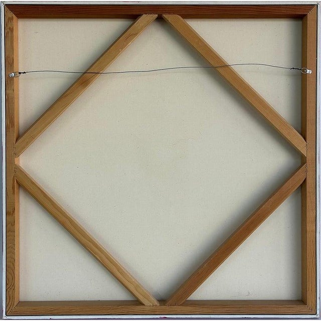 Textile Late 20th Century Barbara Sowle Santa Barbara, Ca Landscape Painting on Canvas For Sale - Image 7 of 7