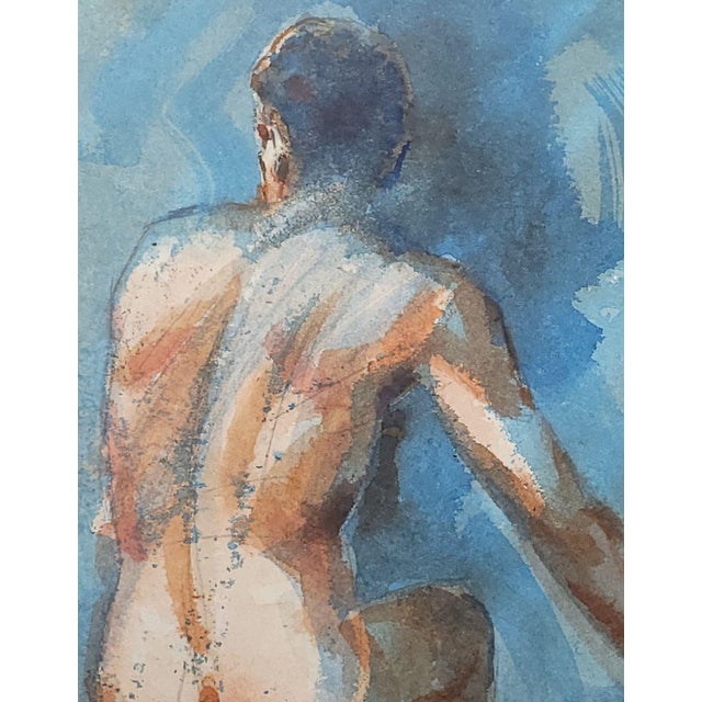 Painting of a Standing Figure, Circa 1970 For Sale In San Francisco - Image 6 of 6