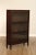 High Quality American Made Vintage Early 20th Century Inlaid Mahogany and Glass 3-Section Barrister Bookcase
