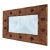 Vintage Bassett Coastal Burnt Bamboo, Rattan & Shell Wall Mirror For Sale